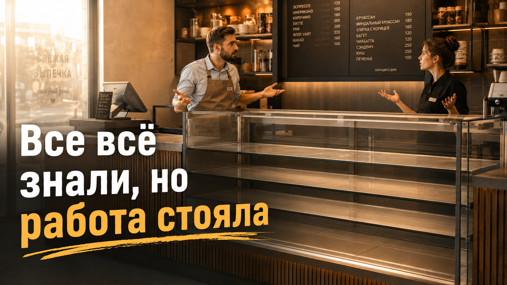 Все всё знали, но работа стояла